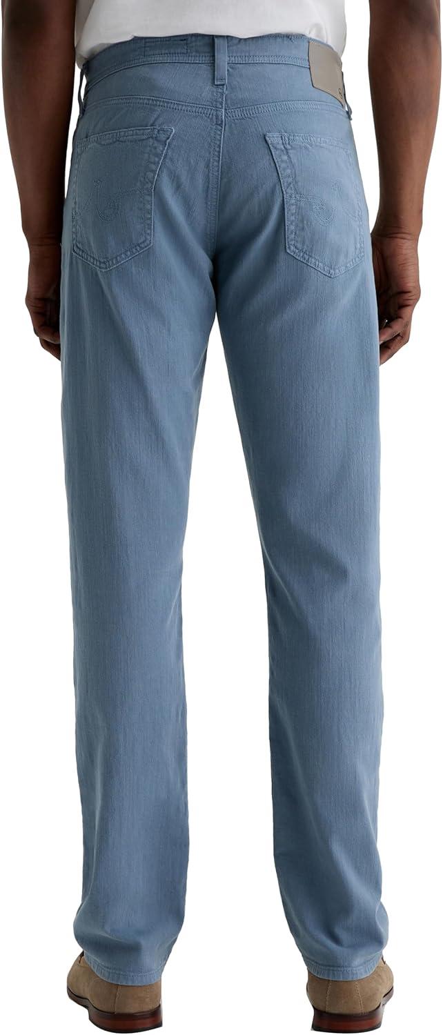 imageAG Adriano Goldschmied Mens Everett Slim Straight Linen PantShore Break