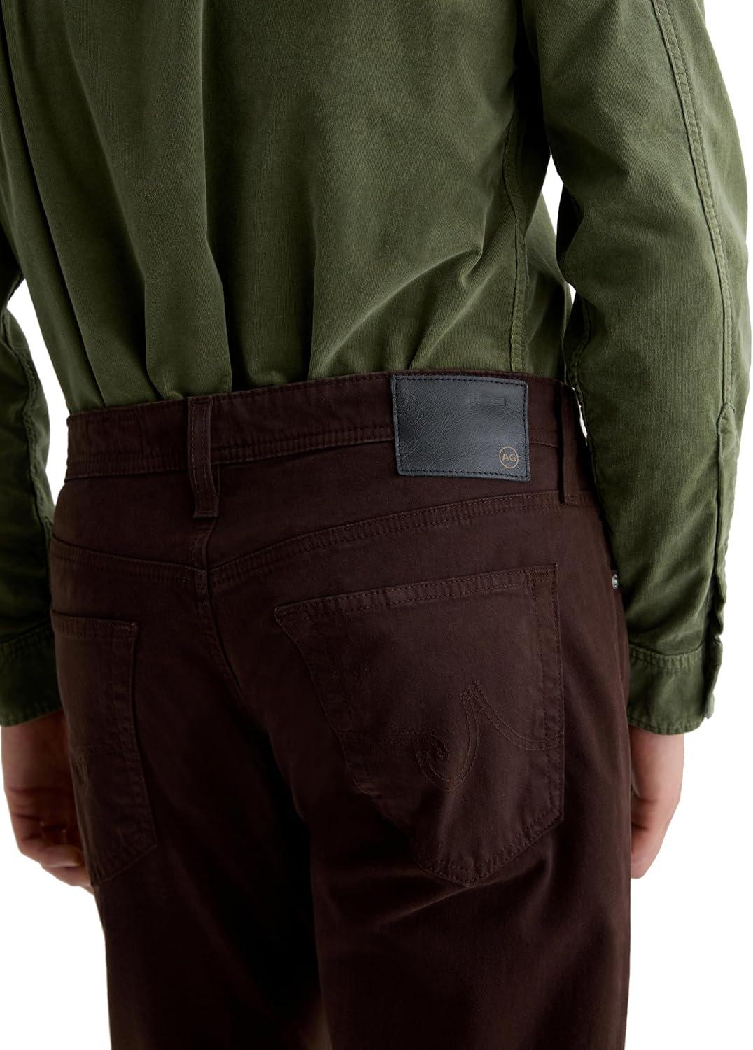 imageAG Adriano Goldschmied Mens Everett Slim Straight PantRaw Umber