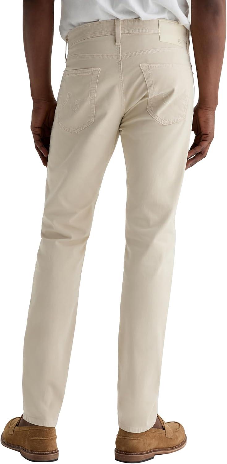 imageAG Adriano Goldschmied Mens Tellis Modern Slim Commuter Performance PantNatural Ivory