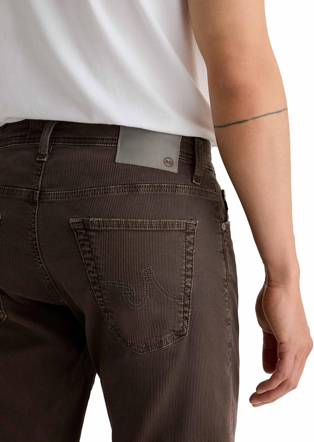 imageAG Adriano Goldschmied Mens Tellis Modern Slim Corduroy Pant5 Years Sulfur Brown Slate