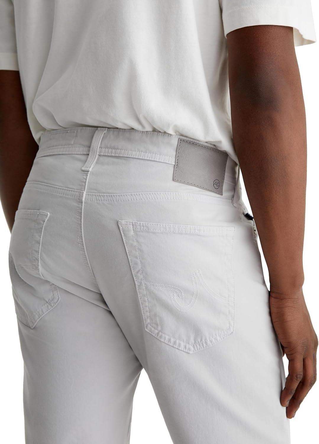 imageAG Adriano Goldschmied Mens Tellis Modern Slim Sueded Sateen PantSilver Fog