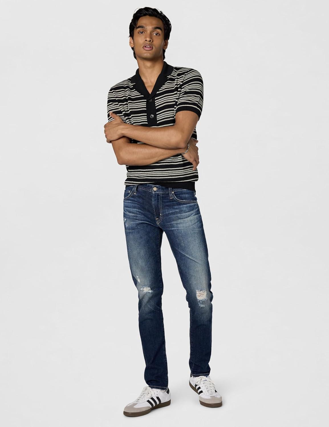 imageAG Adriano Goldschmied Mens Tellis Modern Slim9 Years Solar Ray Destructed