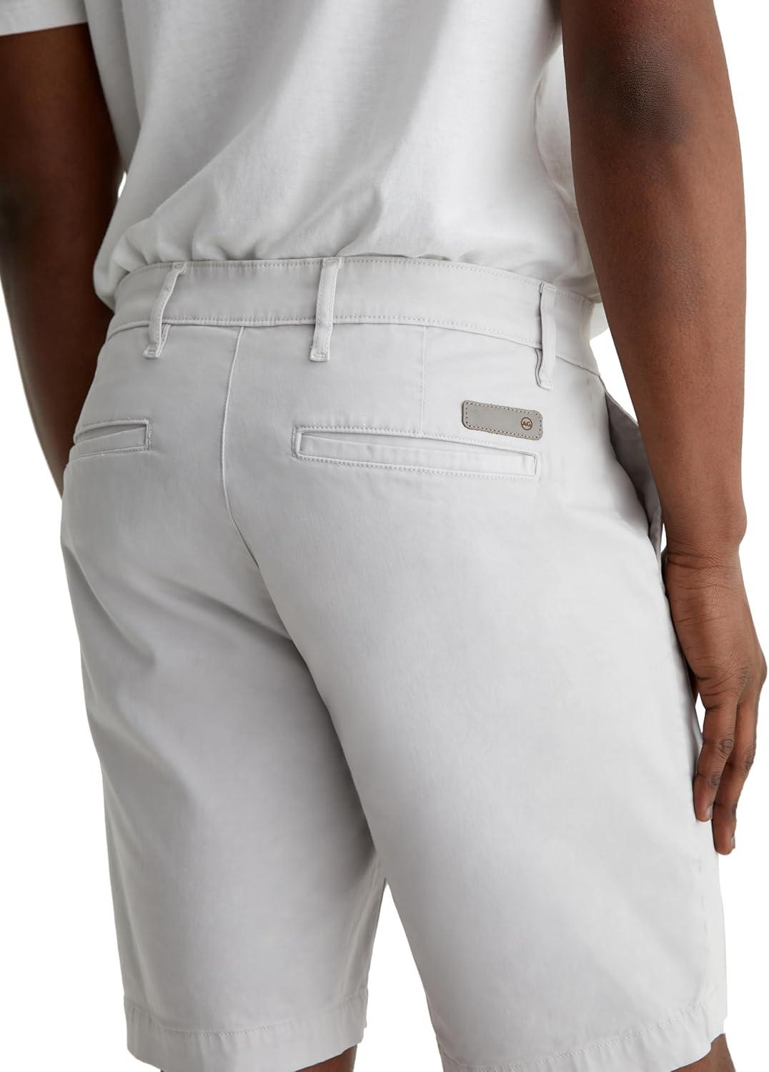 imageAG Adriano Goldschmied Mens Wanderer Slim Trouser Short Silver Fog