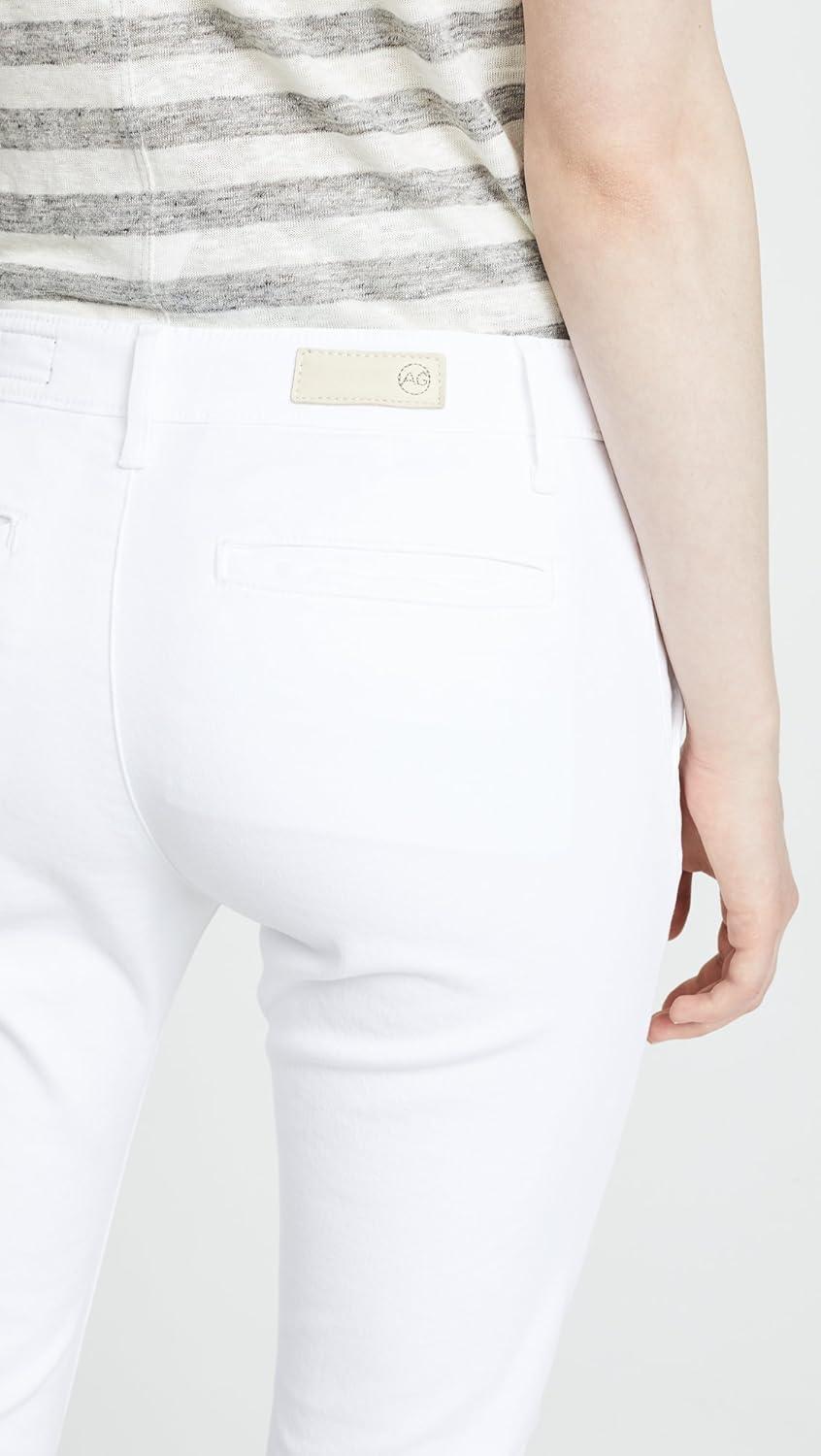 imageAG Adriano Goldschmied Womens Caden High Rise Tailored Trouser PantWhite