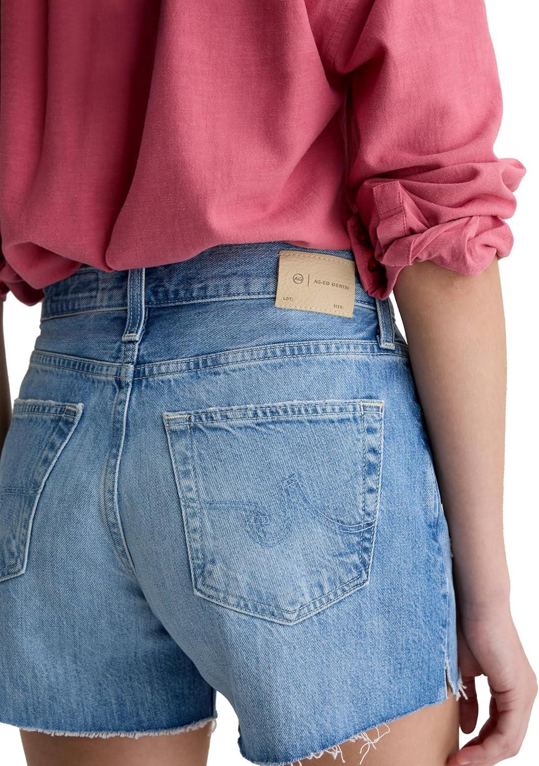 imageAG Adriano Goldschmied Womens Halle High Rise Relaxed Short17 Years Divergent