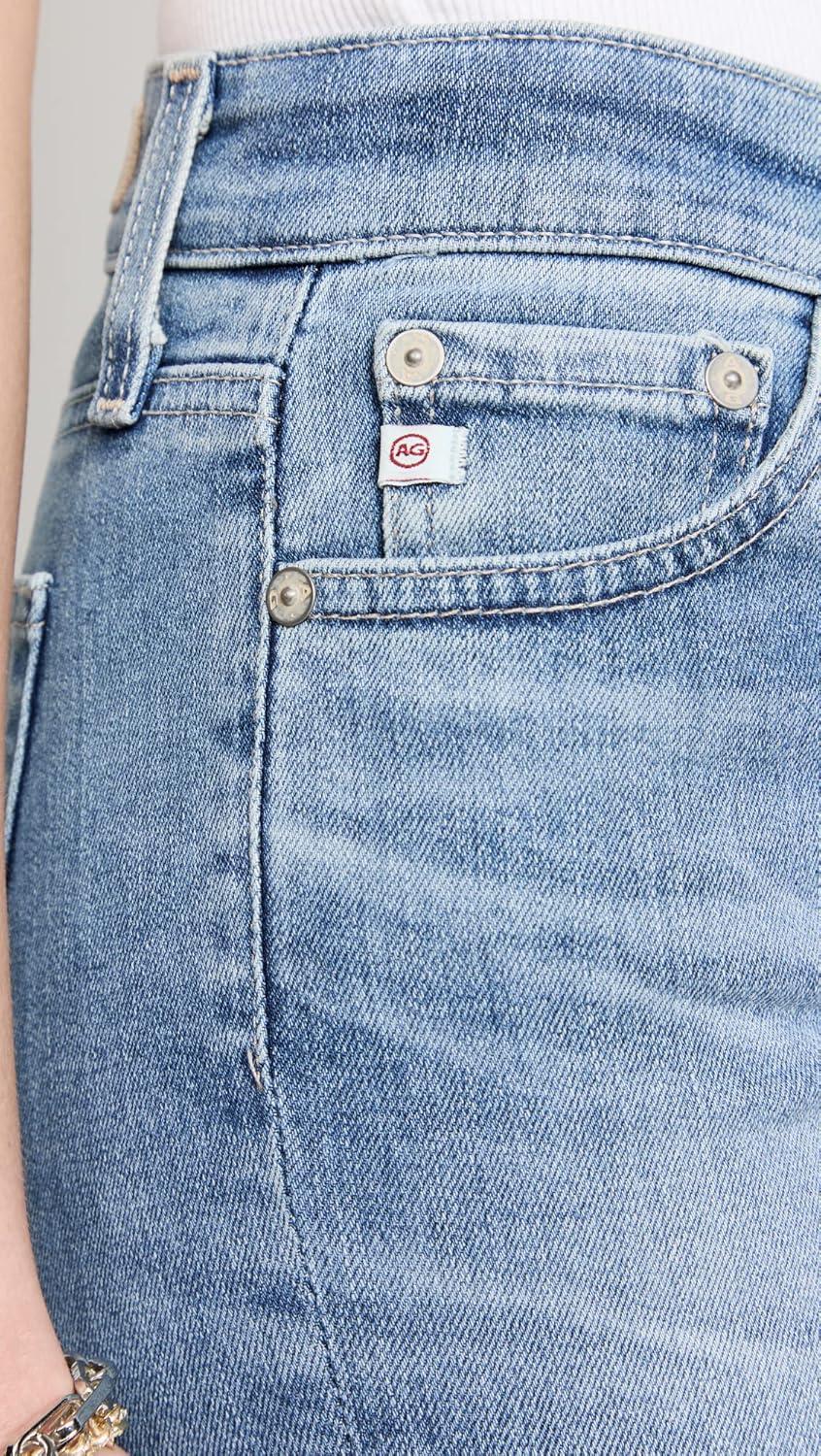 imageAG Adriano Goldschmied Womens Mari High Rise Slim Straight Jean19 Years Skywalk