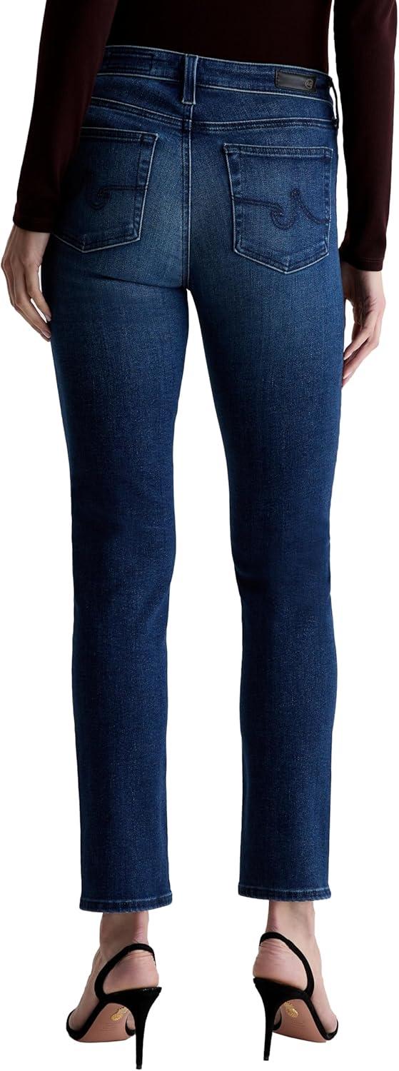 imageAG Adriano Goldschmied Womens Mari Mid Rise Slim Straight Jean in EpilogueEpilogue