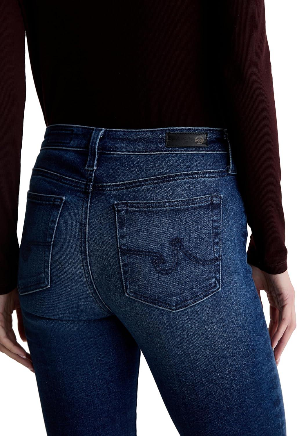 imageAG Adriano Goldschmied Womens Mari Mid Rise Slim Straight Jean in EpilogueEpilogue