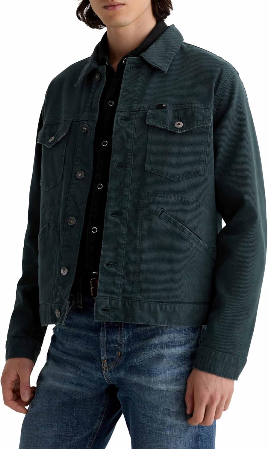 imageAG Adriano Goldschmied mens Jackson Vintage Trucker JacketCypress Lake