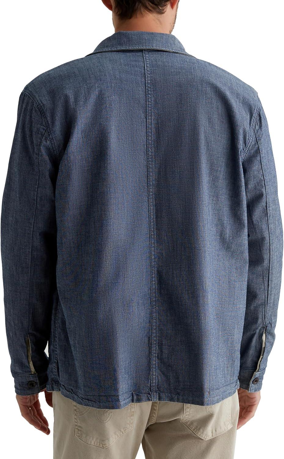 imageAG Adriano Goldschmied mens Lawson Reversible JacketCool Air Camo Green Multi