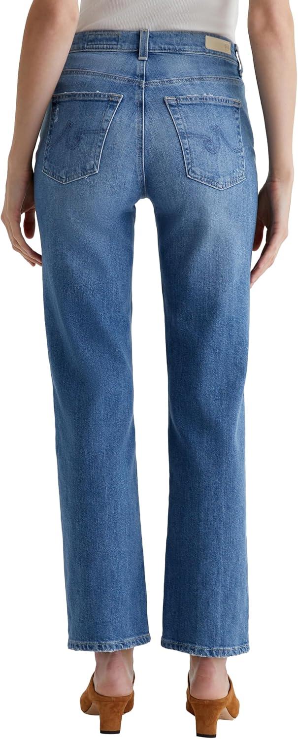 imageAG Womens Brinley Mid Rise StraightIris