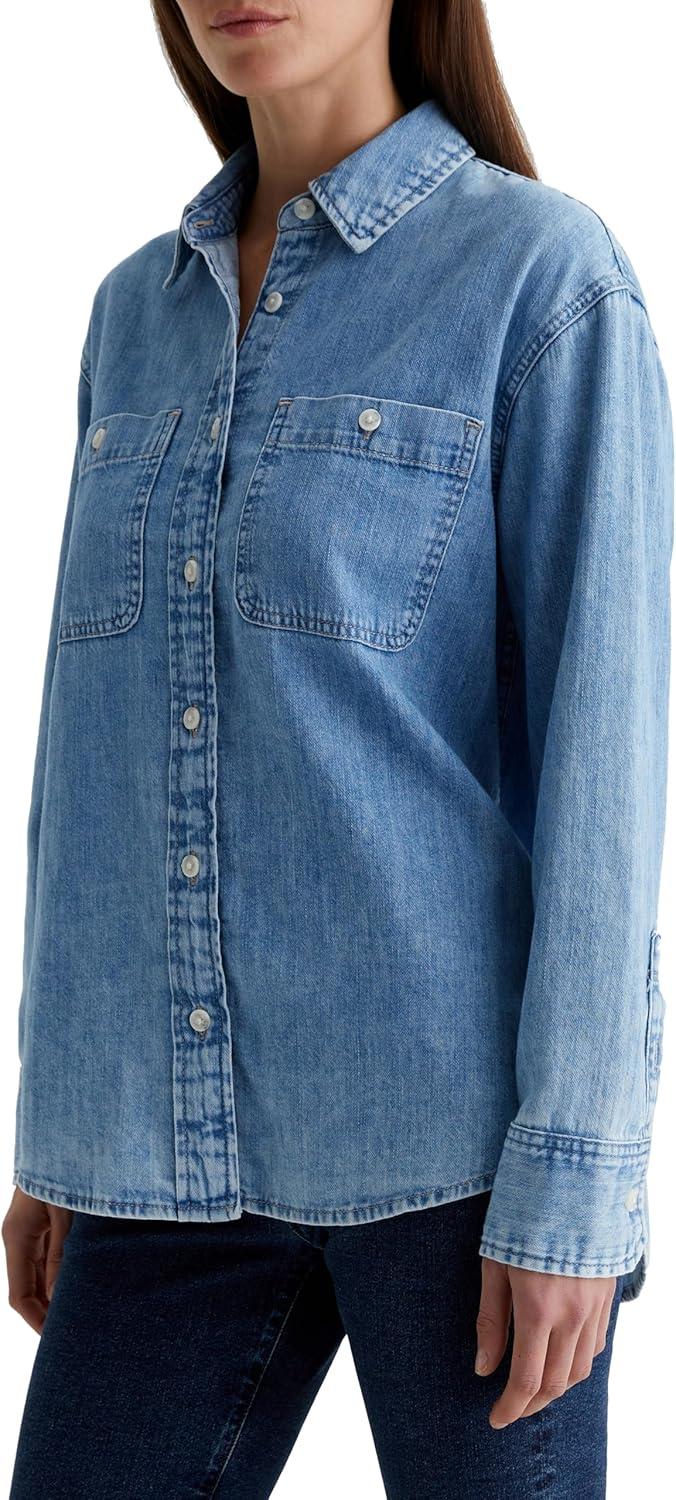 imageAG Womens Lenny Relaxed ShirtSalt Water