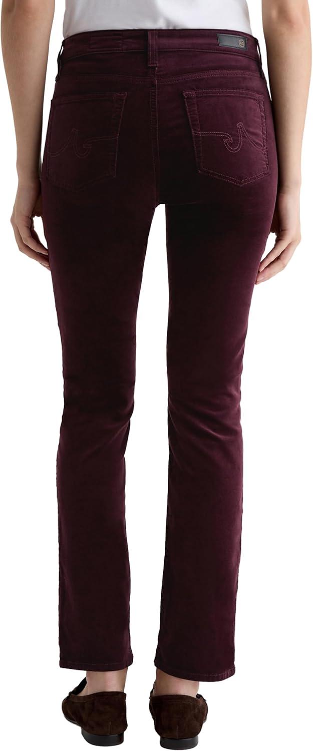 imageAG Womens Mari Mid Rise Slim Straight JeanWinery