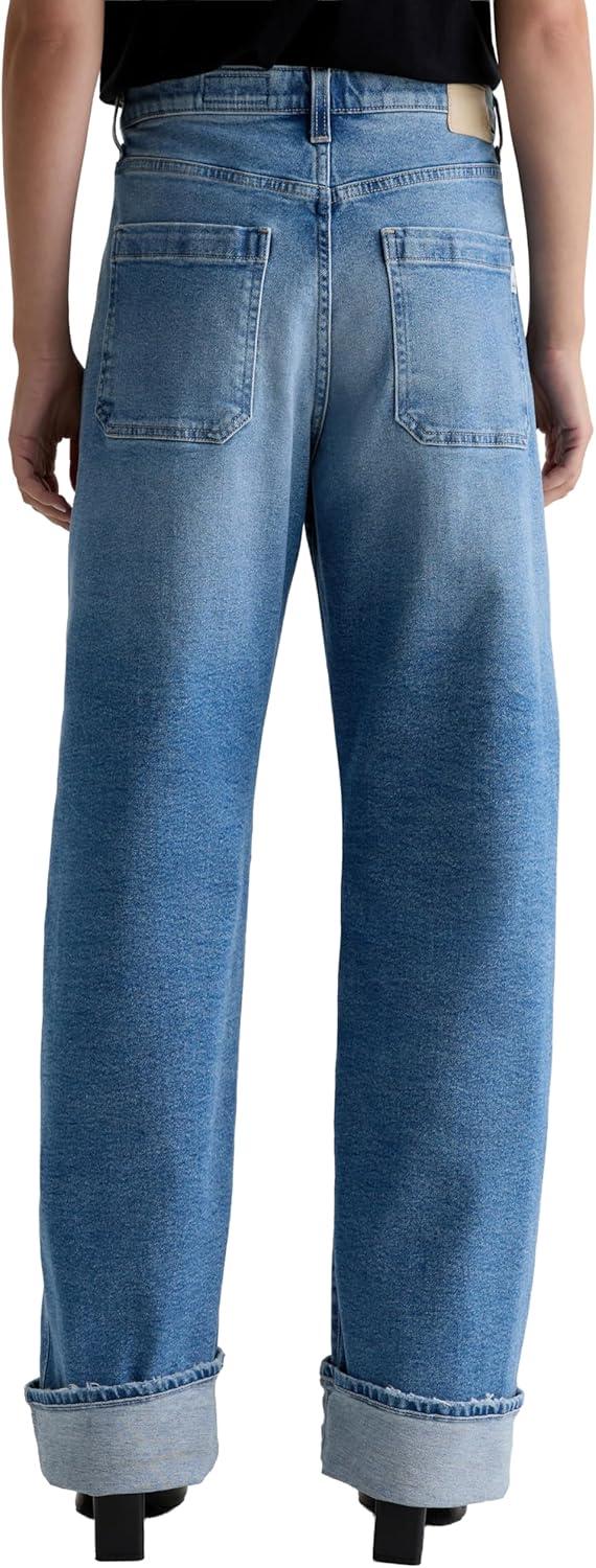 imageAG Womens Mercer High Rise Cuffed Barrel Jean ExtendedRoute 49