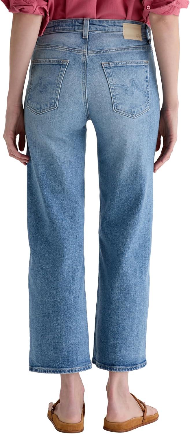 imageAG Womens Saige Mid Rise Wide Leg CropHelios