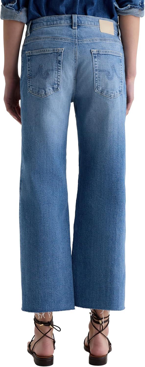 imageAG Womens Saige Mid Rise Wide LegRosarito