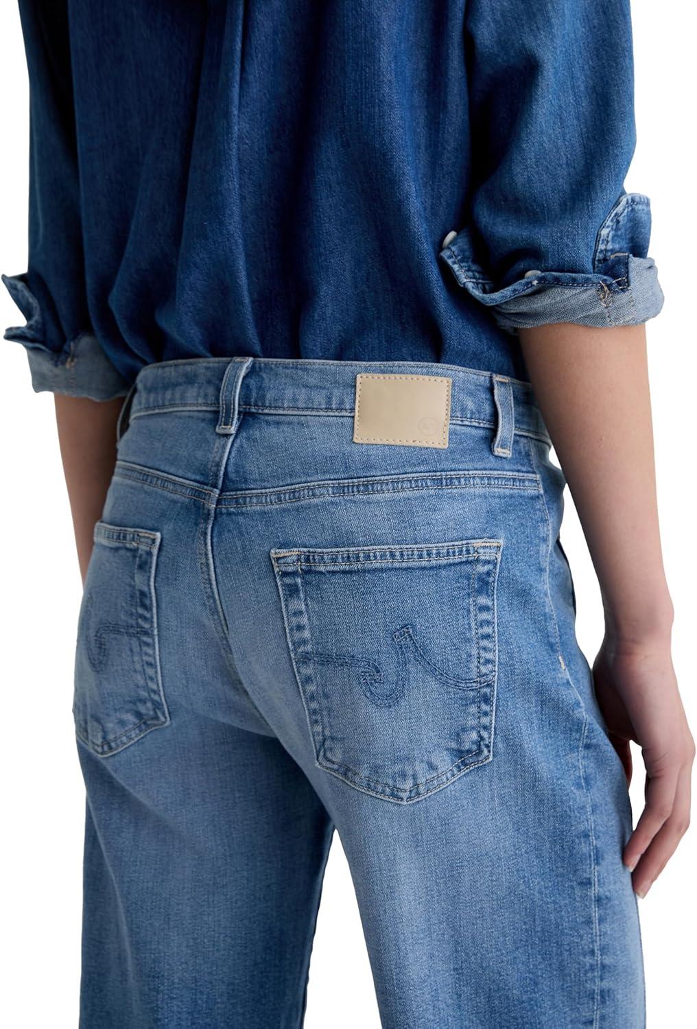 imageAG Womens Saige Mid Rise Wide LegRosarito