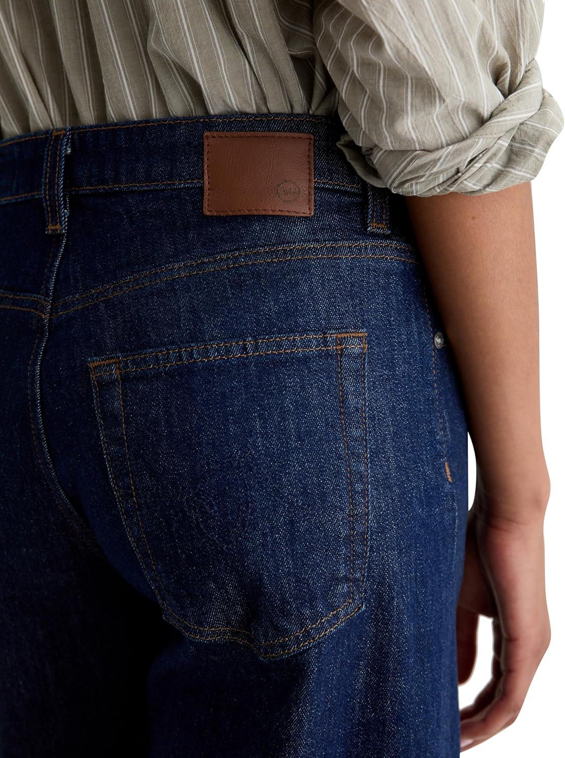 imageAG Womens Saige Mid Rise Wide LegSymmetry