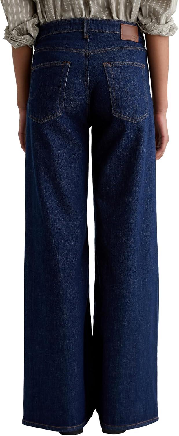 imageAG Womens Saige Mid Rise Wide LegSymmetry