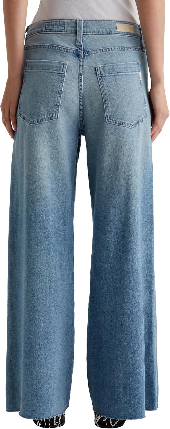 imageAG Womens Stella Mid Rise Ankle Palazzo JeanAries