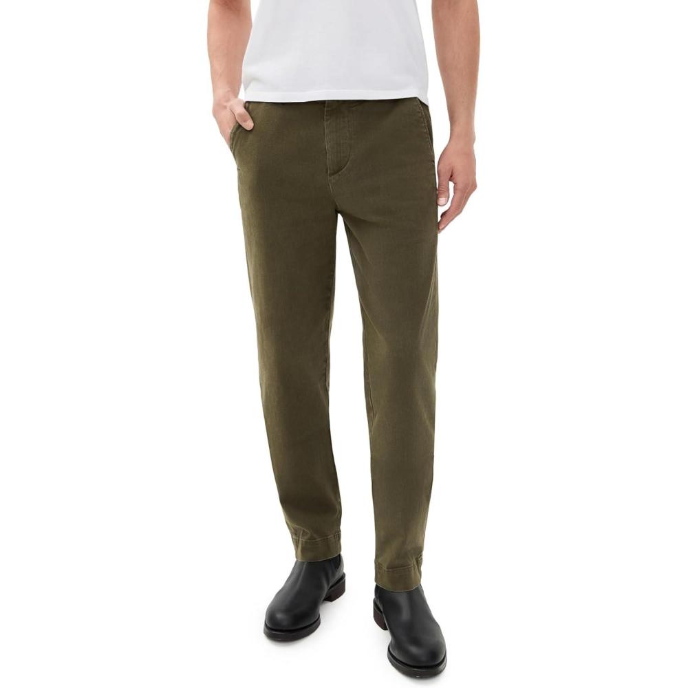 imageAG Adriano Goldschmied Mens Archie Straight Trouser PantSulfur Shady Moss