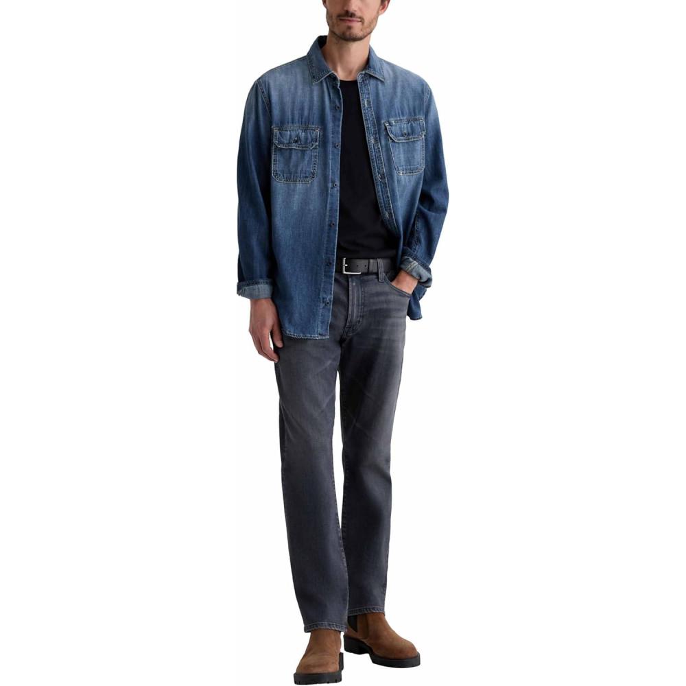 imageAG Adriano Goldschmied Mens Everett Slim Straight JeanVp Monteel
