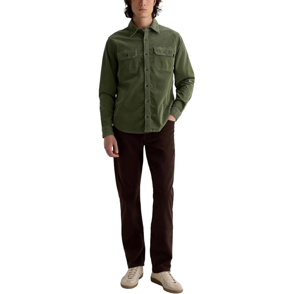 imageAG Adriano Goldschmied Mens Everett Slim Straight PantRaw Umber