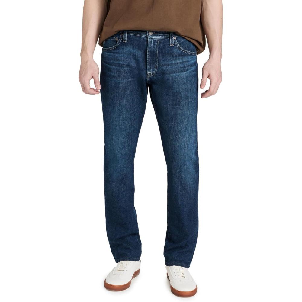 imageAG Adriano Goldschmied Mens Graduate Tailored Leg Corduroy Pant In HiWhite BrindleMidlands