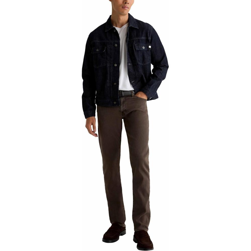 imageAG Adriano Goldschmied Mens Tellis Modern Slim Corduroy Pant5 Years Sulfur Brown Slate