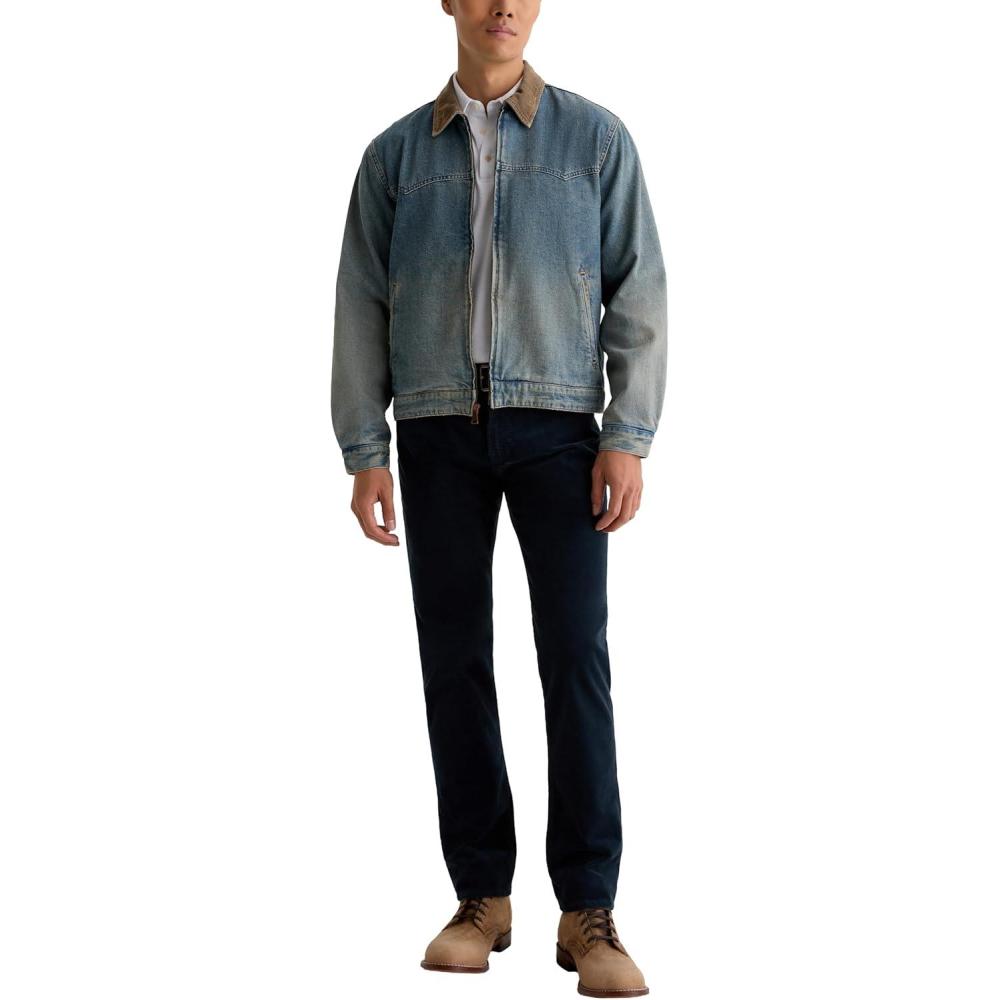 imageAG Adriano Goldschmied Mens Tellis Modern Slim Corduroy PantMidnight Chateau