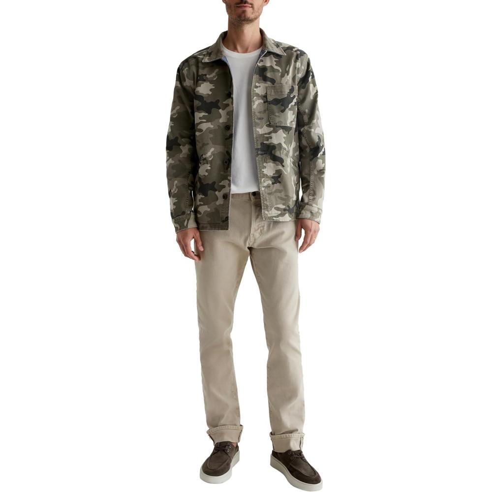 imageAG Adriano Goldschmied Mens Tellis Modern Slim Selvage JeanSulfur Coastal Pebble