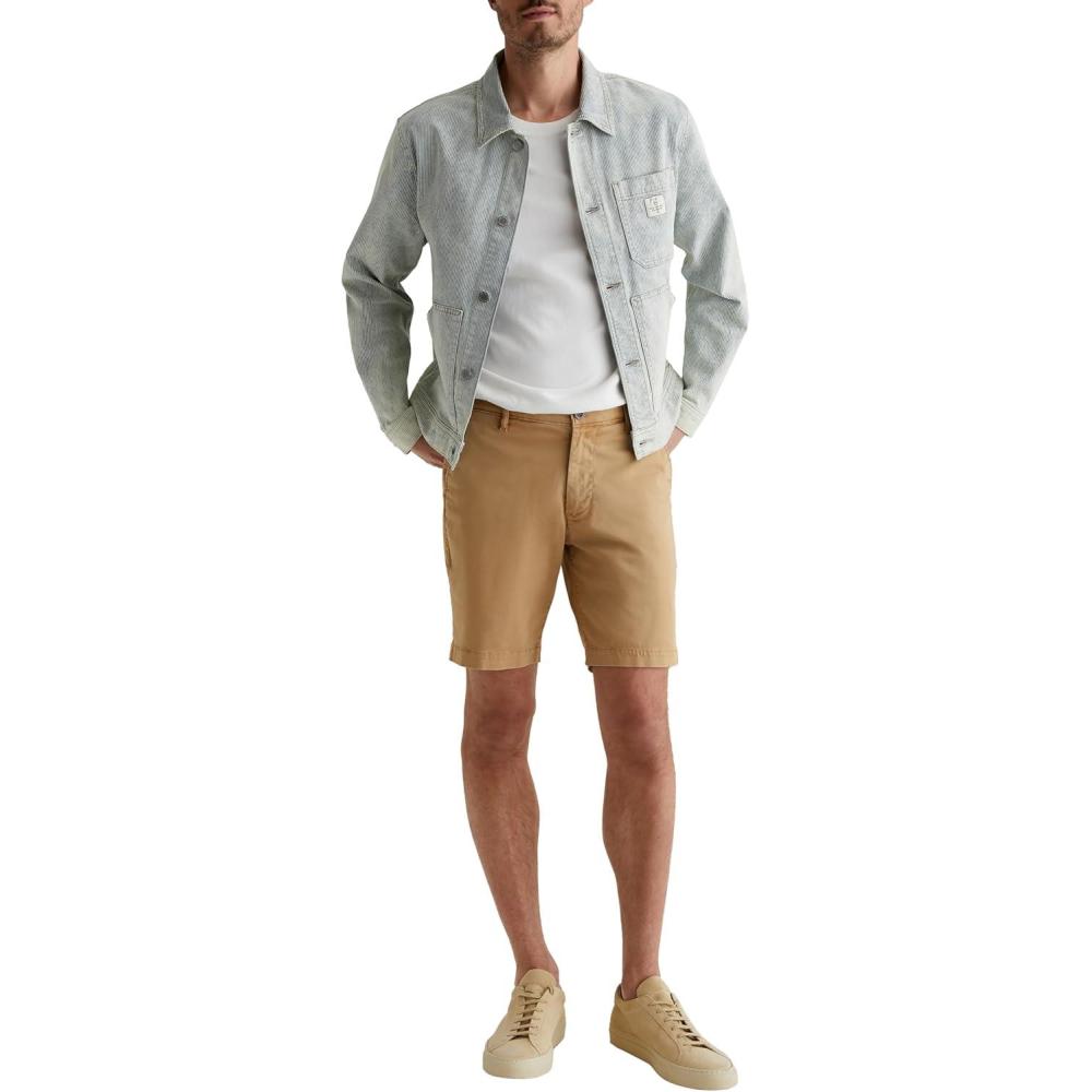 imageAG Adriano Goldschmied Mens Wanderer Slim ShortSulfur Tawny Beige