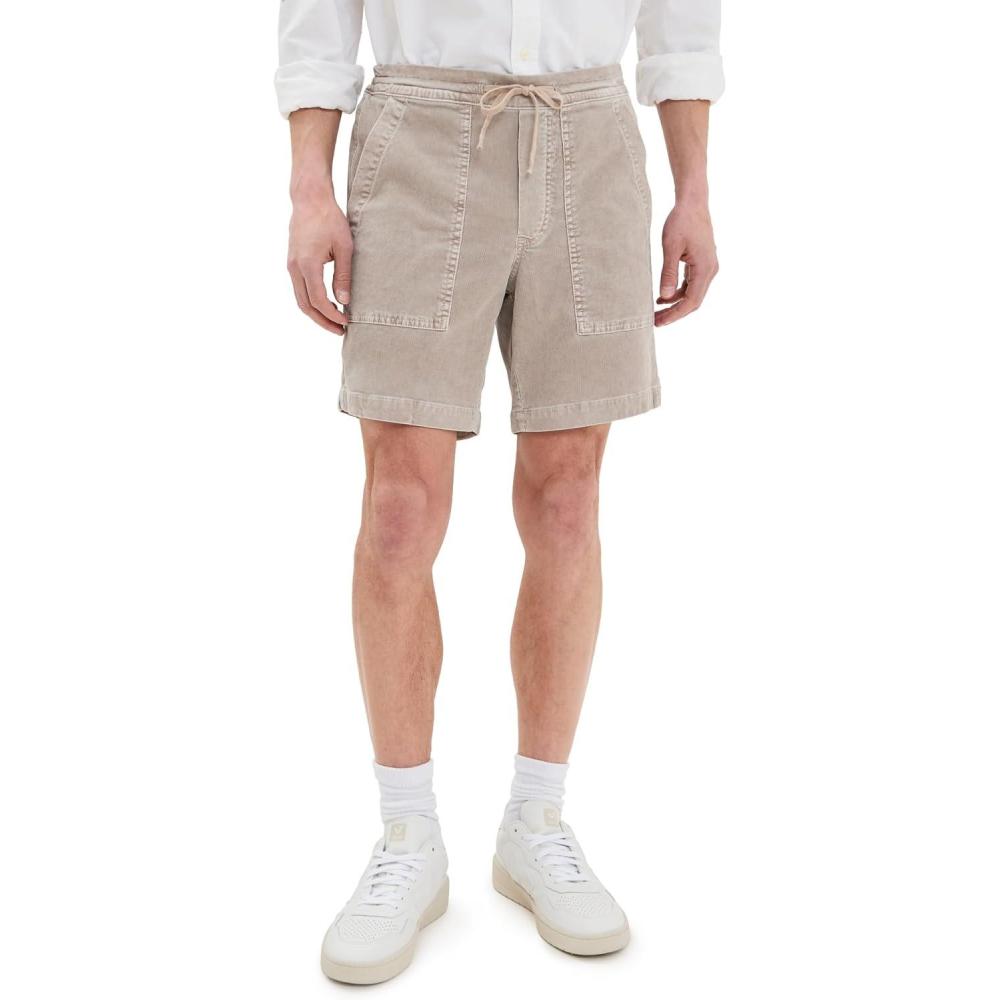 imageAG Adriano Goldschmied Mens Wells Drawstring Relaxed Fatigue ShortSulfur Dry Dust