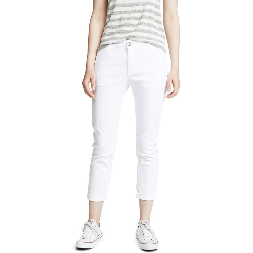 imageAG Adriano Goldschmied Womens Caden High Rise Tailored Trouser PantWhite