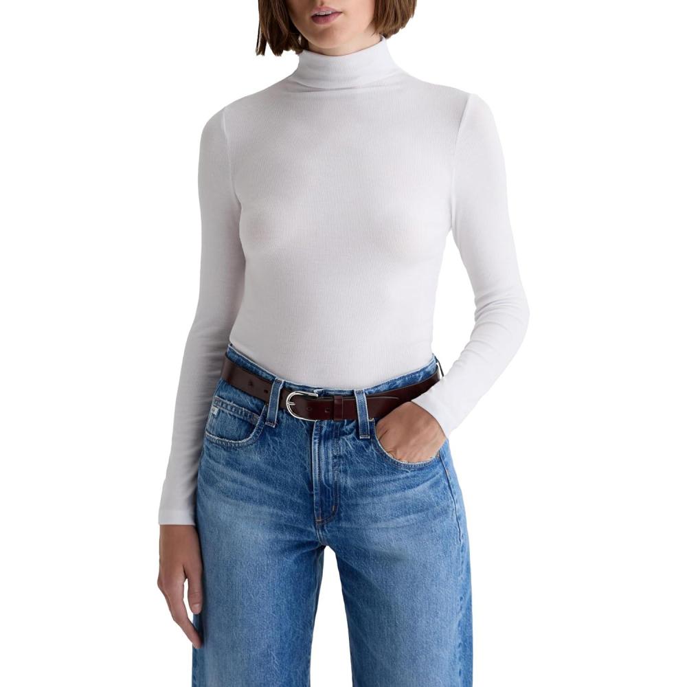 imageAG Adriano Goldschmied Womens Chels TurtleneckPowder