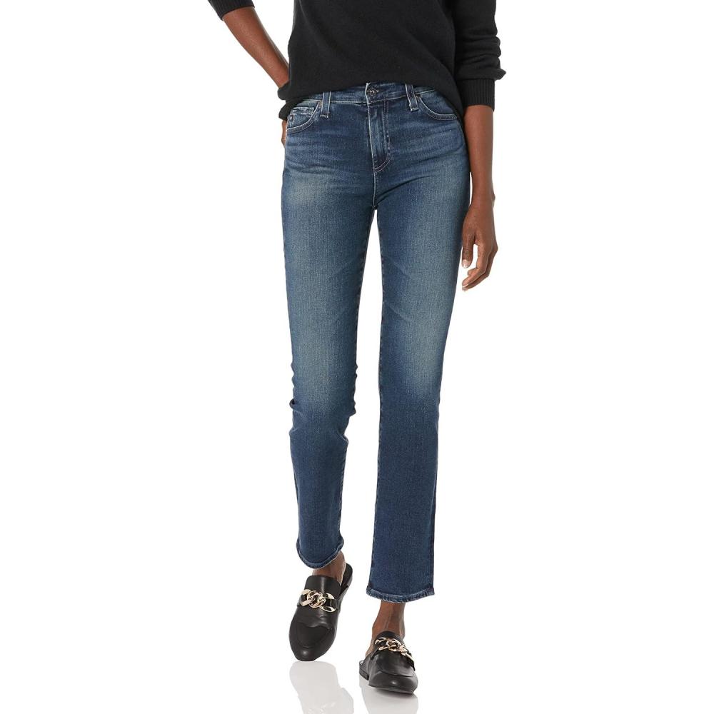 imageAG Adriano Goldschmied Womens Mari High Rise Slim Straight JeanGeorgetown