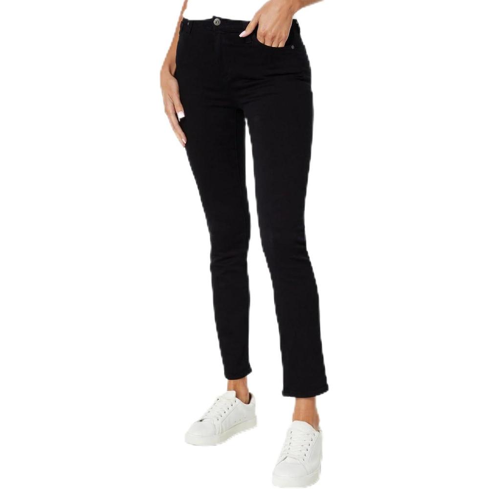 imageAG Adriano Goldschmied Womens Mari High Rise Slim Straight JeanOpulent Black