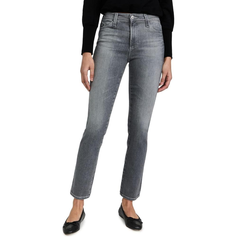 imageAG Adriano Goldschmied Womens Mari High Rise Slim Straight JeanUnpaved