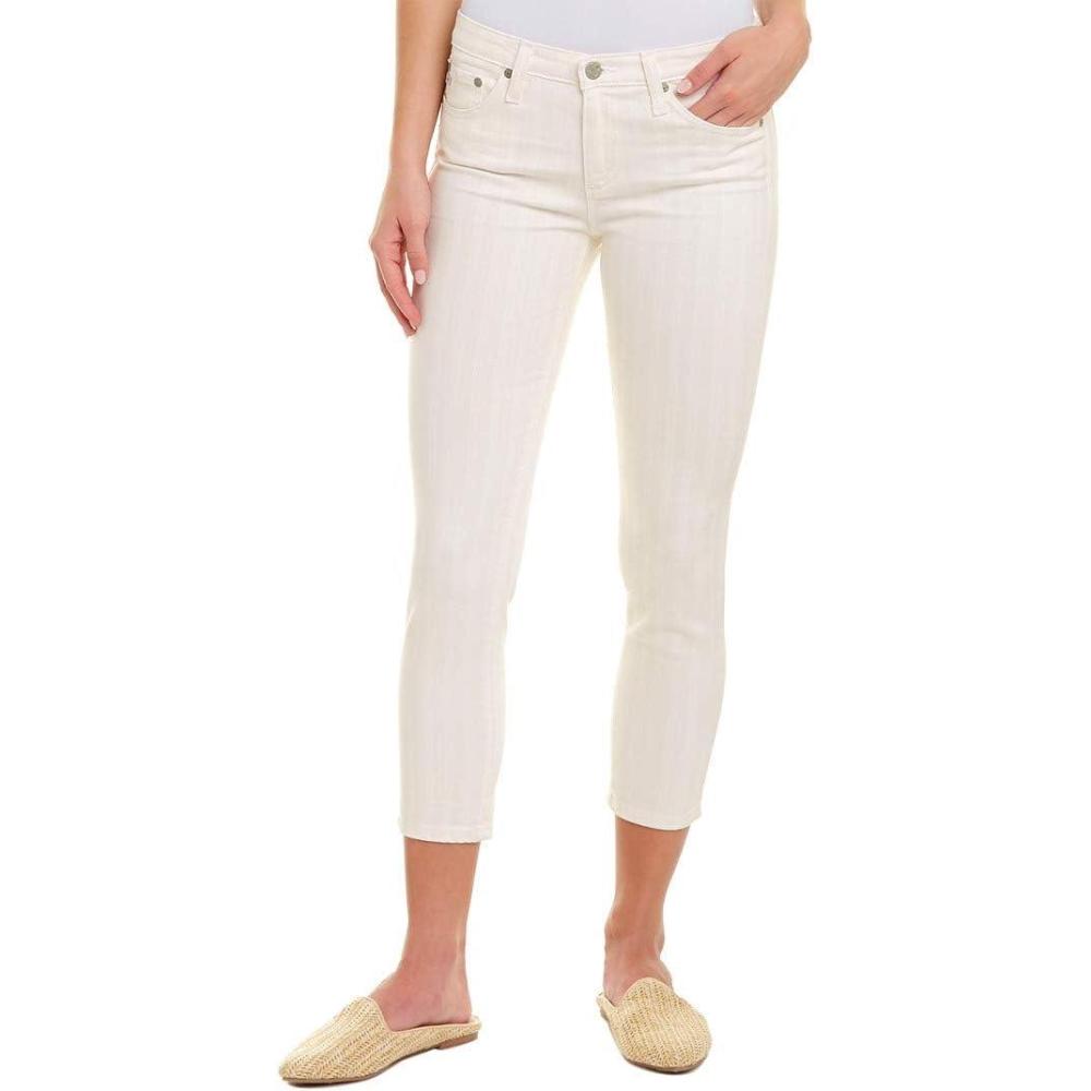 imageAG Adriano Goldschmied Womens Prima Crop1 Year Coastal Stripe Prism Pink