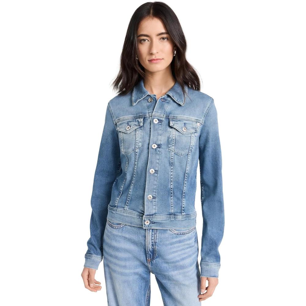 imageAG Adriano Goldschmied Womens Robyn Fitted Denim JacketVentura