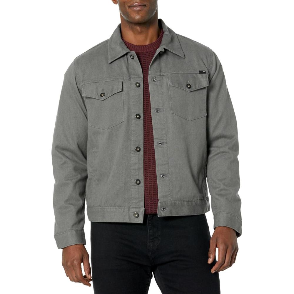 imageAG Adriano Goldschmied mens Dart Classic Trucker JacketFlagstone