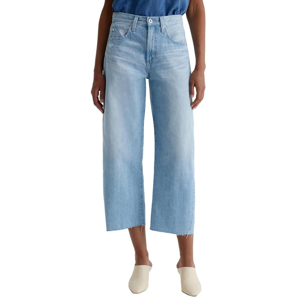 imageAG Adriano Goldschmied womens Hattie High Rise Crop Barrel in SunriseSunrise