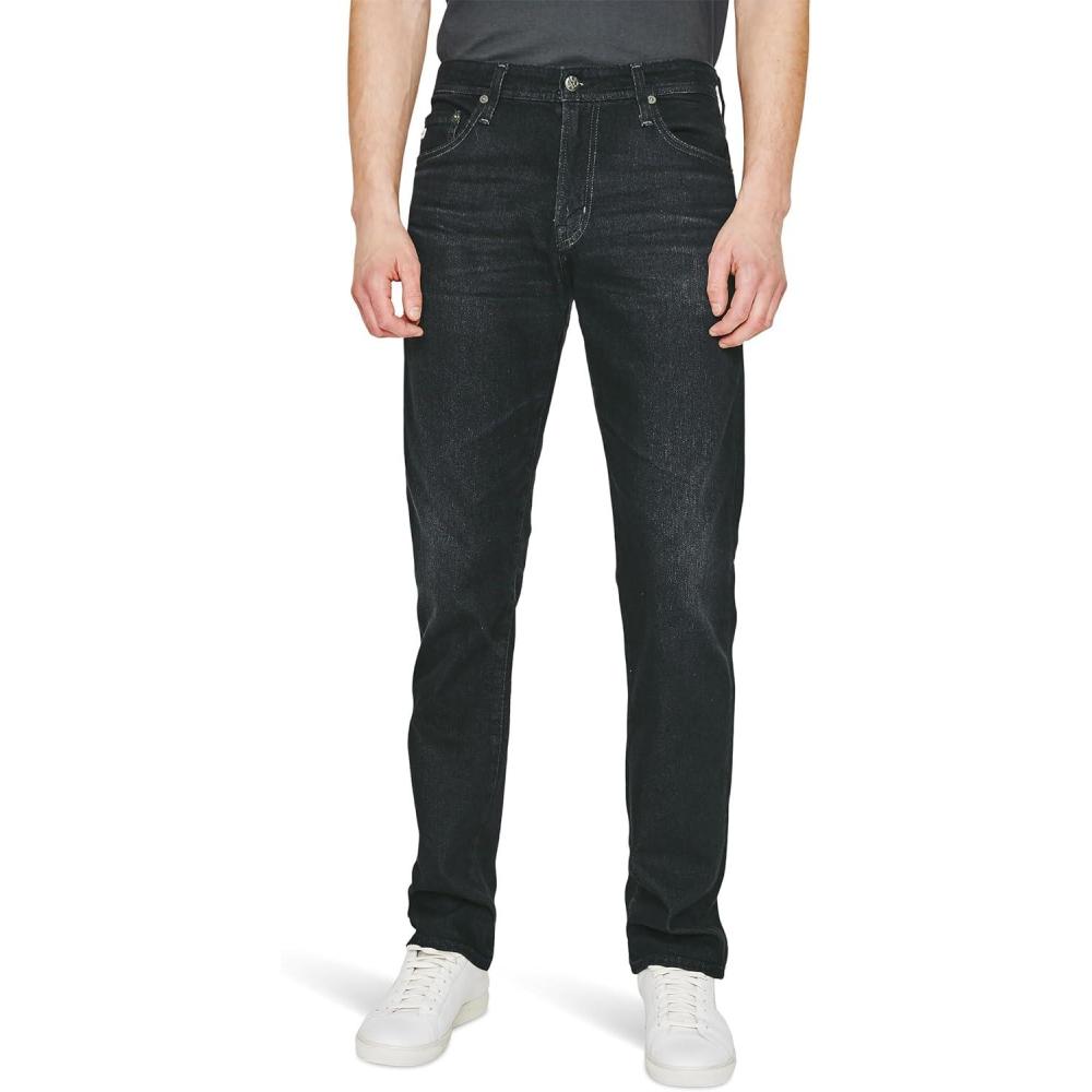 imageAG Mens Everett Slim Straight Jean1 Year Black Hills