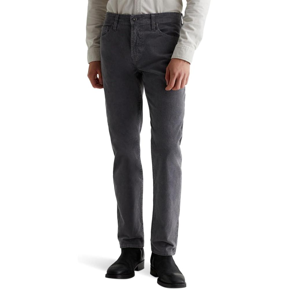 imageAG Mens Everett Slim Straight JeanSulfur Berlin Steel