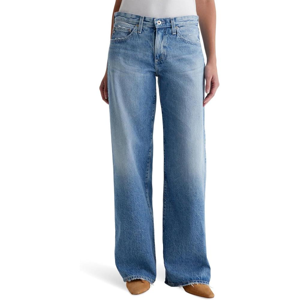 imageAG Womens Adria Low Rise Baggy Wide Leg17 Years Divergent