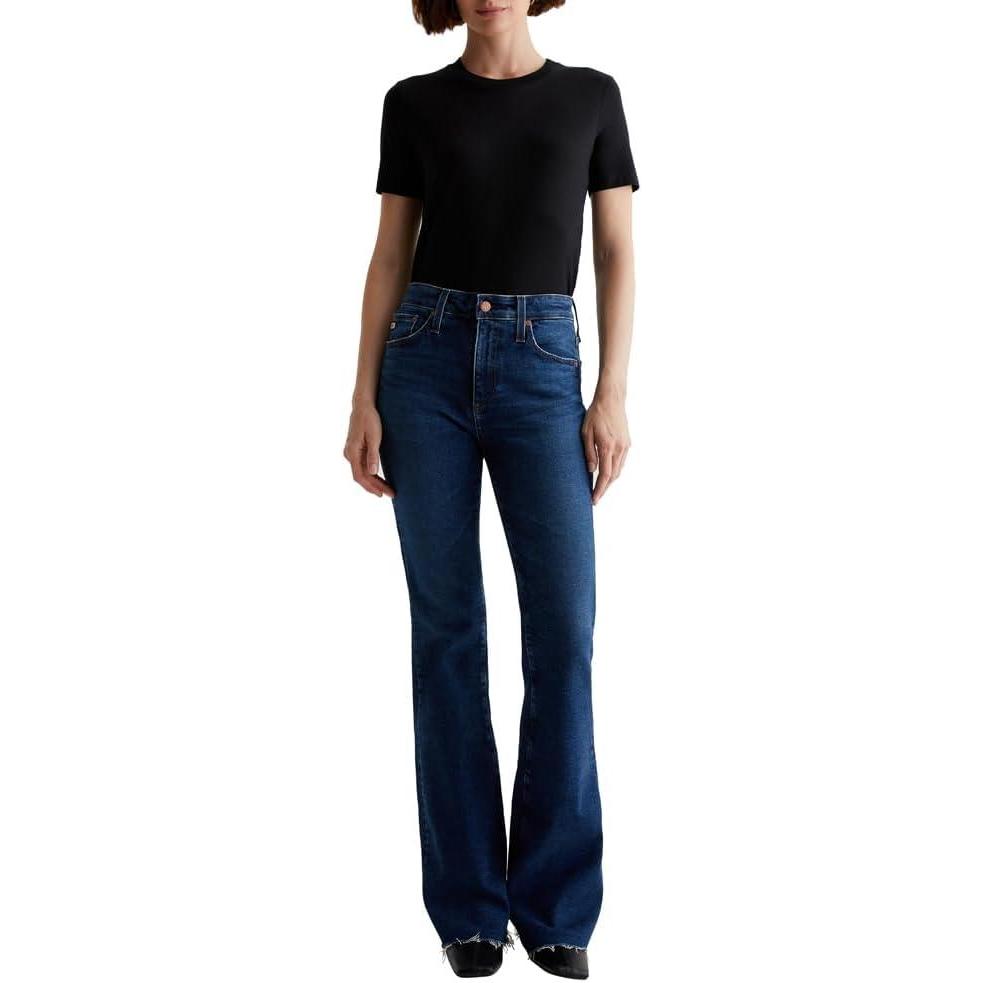 imageAG Womens Farrah Mid Rise Bootcut Jean7 Years Antwerp