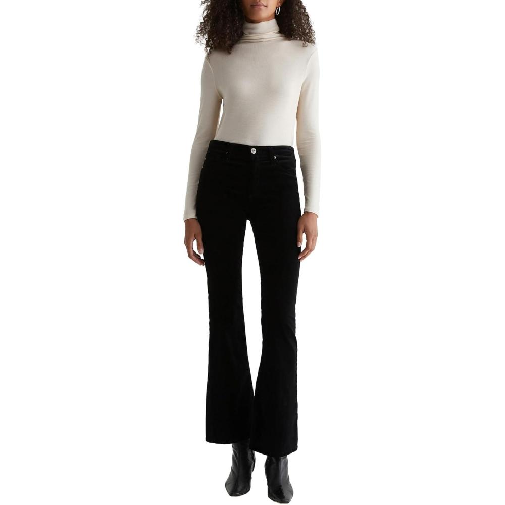 imageAG Womens Farrah Mid Rise Bootcut JeanSuper Black