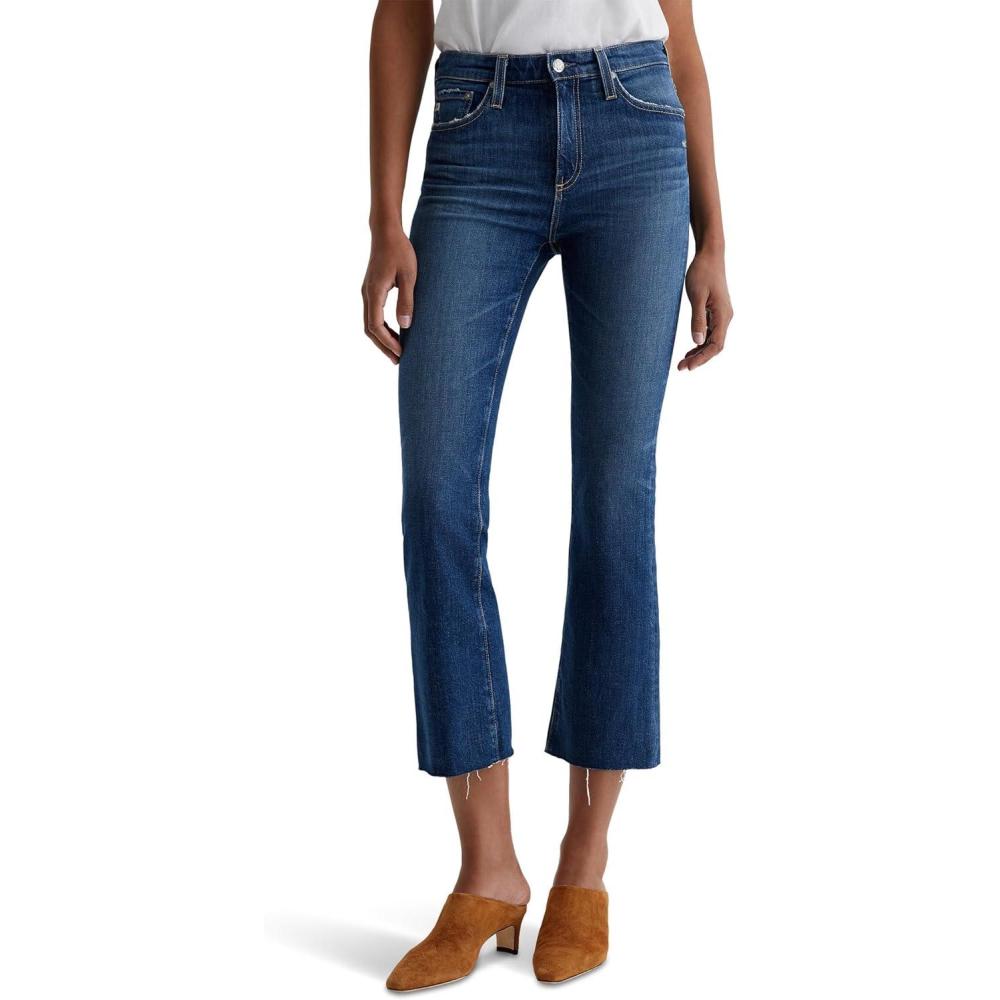 imageAG Womens Farrah Mid Rise Crop Boot Jean11 Years Memory