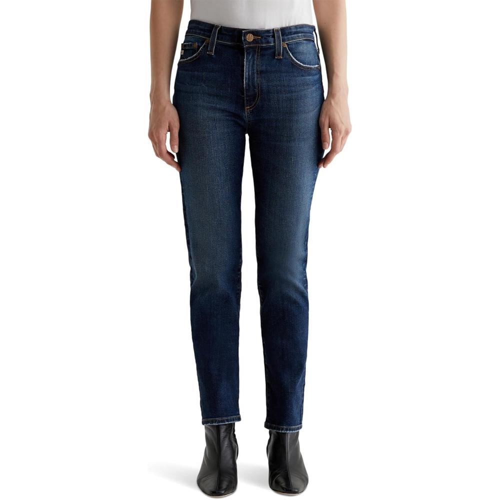 imageAG Womens Mari Mid Rise Slim Straight Jean9 Years Helsinki