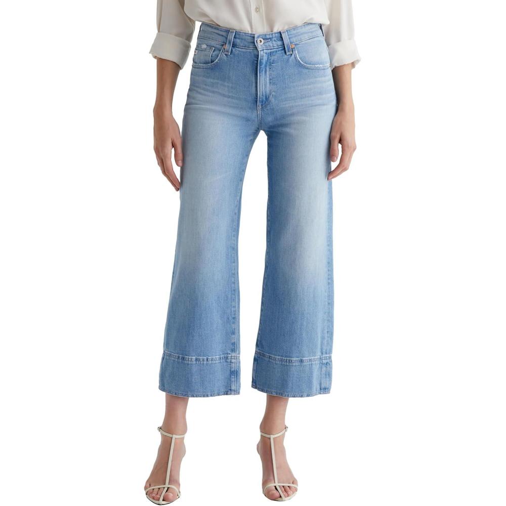 imageAG Womens Saige Mid Rise Wide LegDana Point